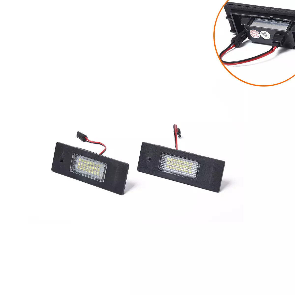 for BMW E81 E87 E85 E86 license OE: 63267165735, 63267193294