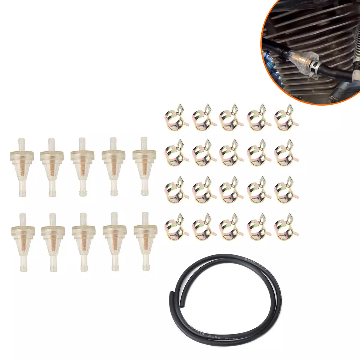 Foreign trade thermal selling universal motorcycle gasoline cup, gasoline filter, copper core gasoline filter cup