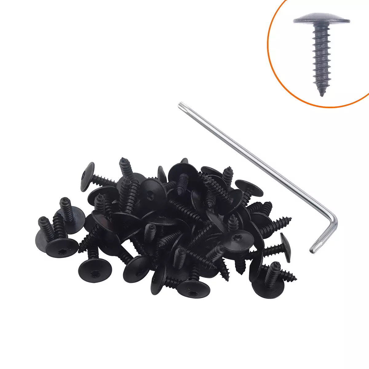 Self -attack screw inner flower stalling mud board self -attack screw M5*16 n90974701 for Audi